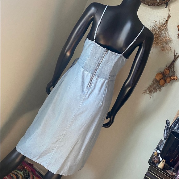Express Light Blue Denim Dress - Picture 7 of 13